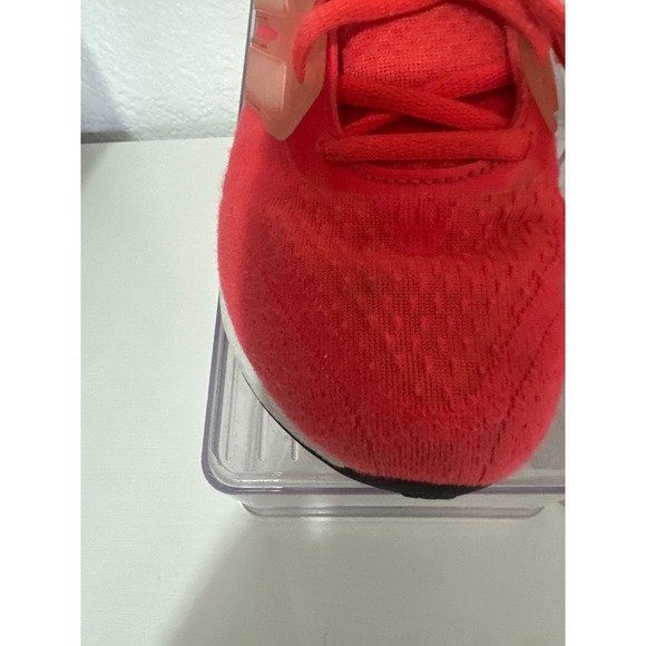 Adidas Youth Running Shoes Red Comfort Athletic Sneakers - Picture 3 of 8